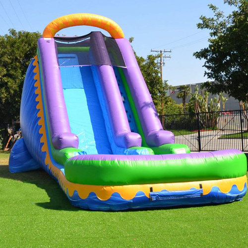 inflatable slide with blower